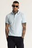 Light Blue Slim Fit Polo T-Shirt