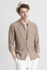 CharmShirt Beige Plain Shirt