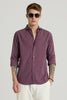 Mauve French Collar Shirt