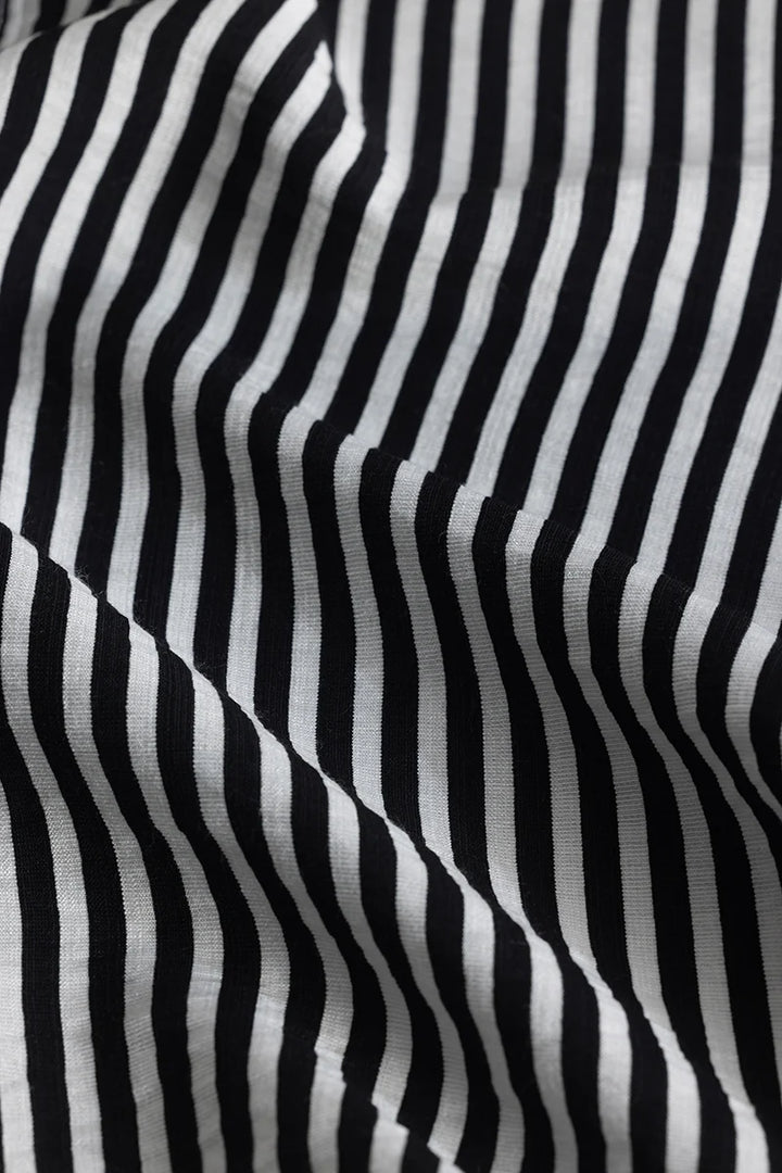 Stripehaven Black Striped Shirt