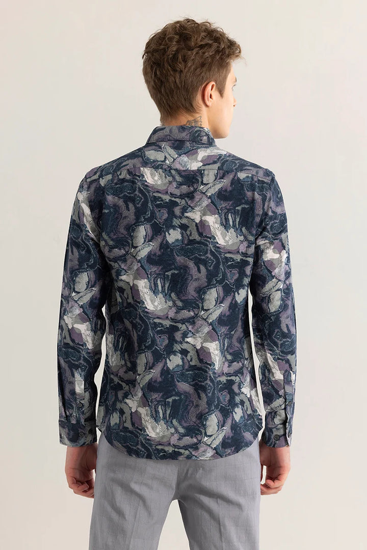 Camofrost Abstract Blue Shirt