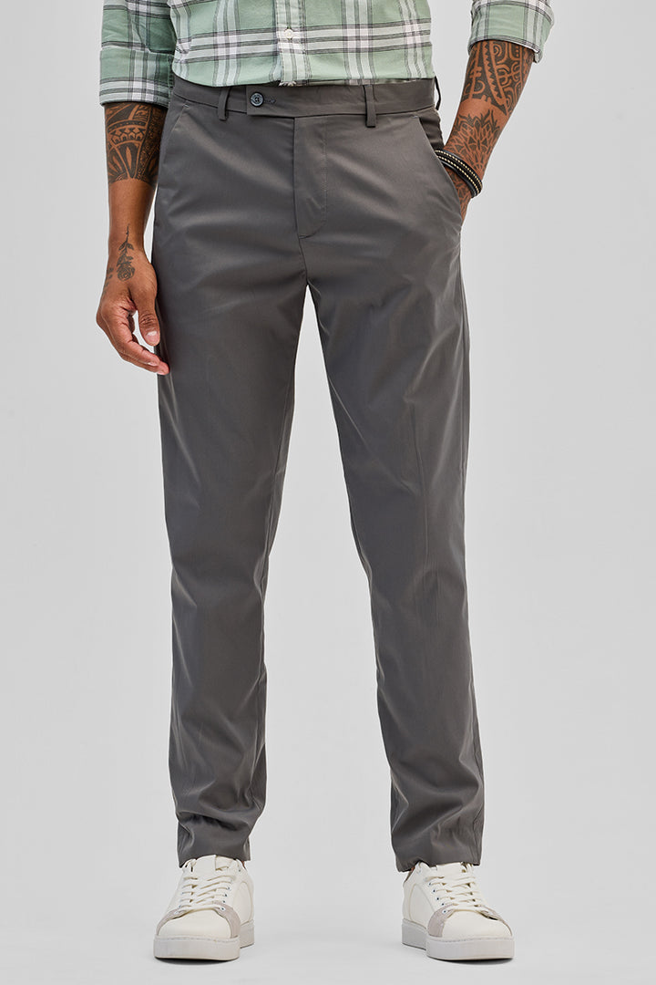 Grey Slim Fit Chinos