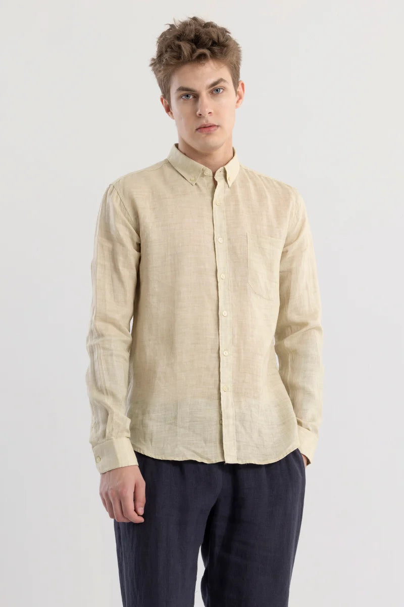 Camric Khaki Linen Shirt