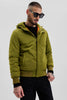 Olive Hooded Puffer Jacket