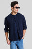 Navy Relaxed Fit Overshirt