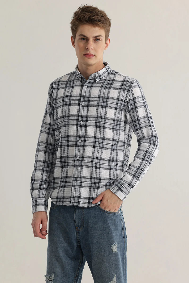 Plaidedge Blue Checked Shirt