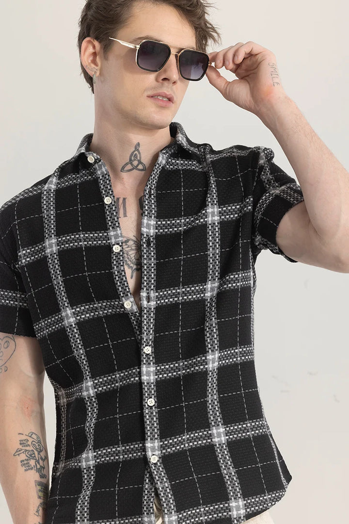 Plaidura Black Check Shirt