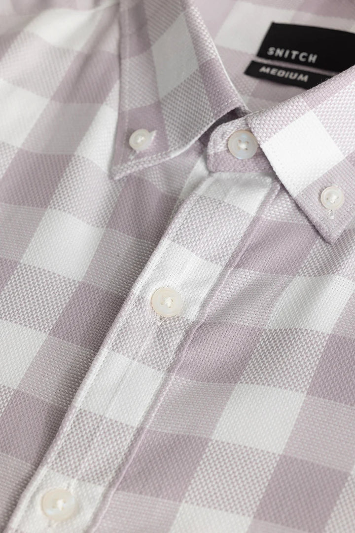 Sven Lavender Checks Shirt