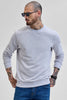 Light Grey Textured Sweatshirt