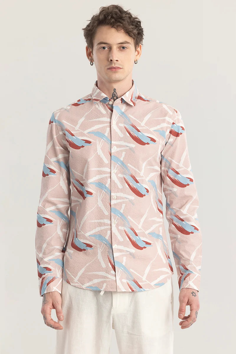 Foliavogue Pink Abstract Shirt