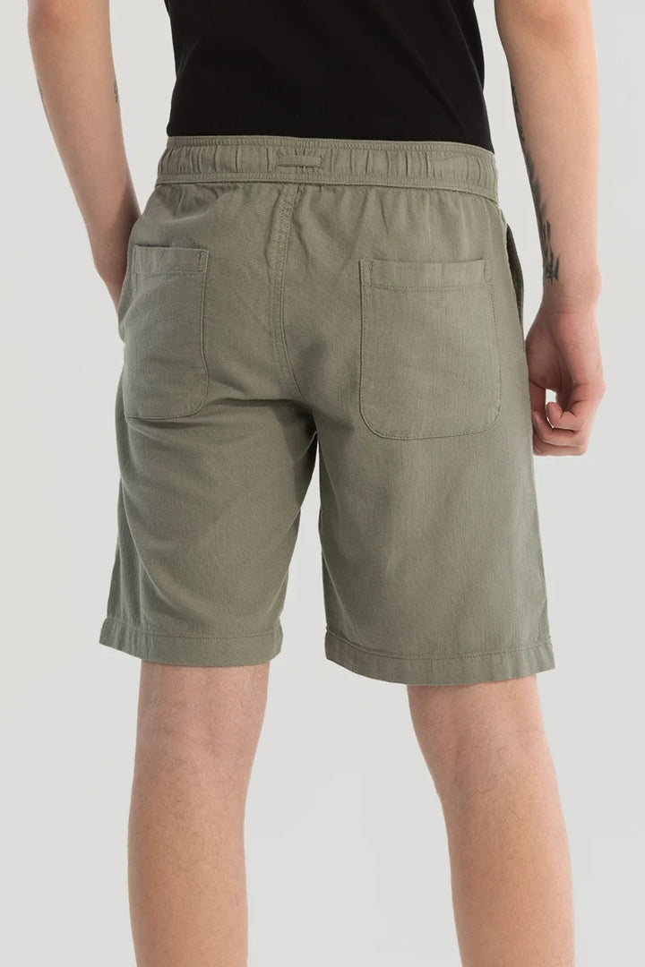 Sage Cotton Shorts