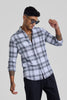 White Checks Slim Fit Shirt