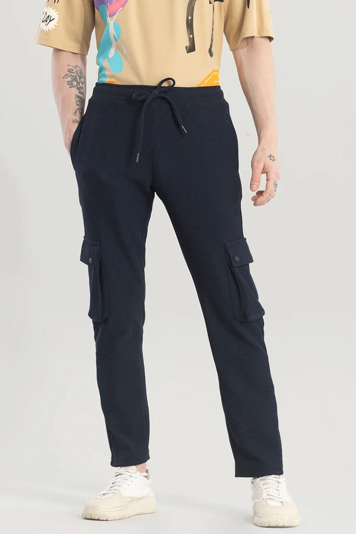 Pockethrive Navy Corduroy Cargo Pant