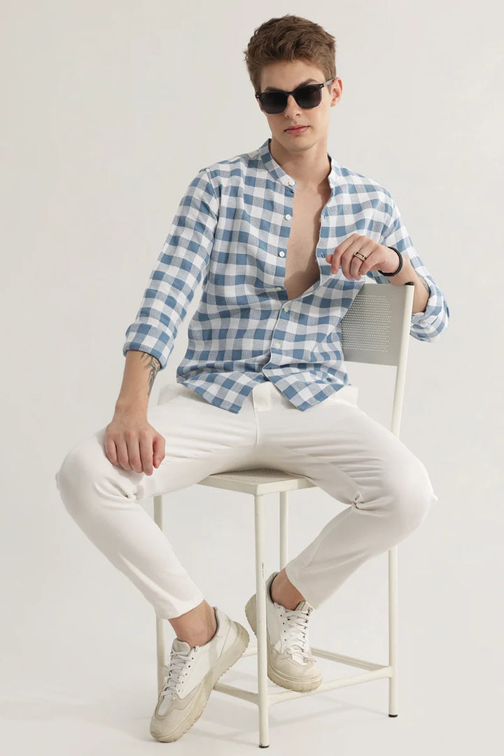 Plaiddora Blue Check Shirt