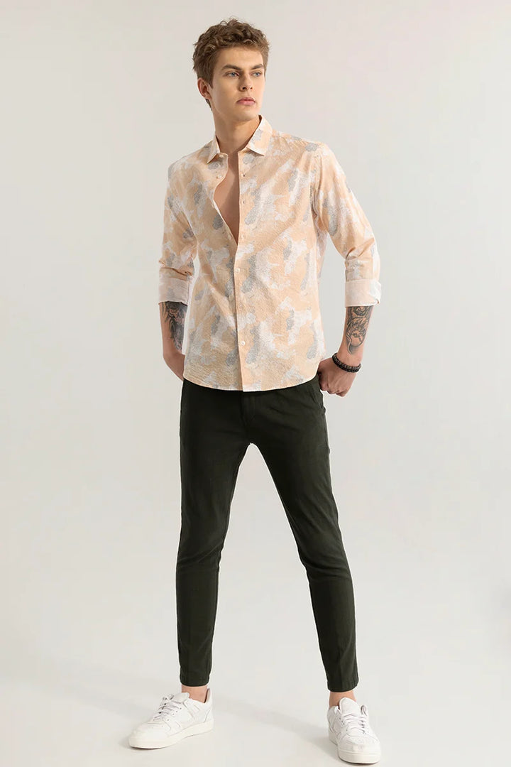 Leaflux Abstract Peach Shirt