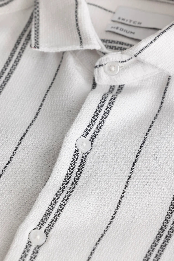 Stripient Stripe White Shirt