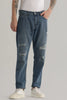 Boozy Spruce Blue Baggy Fit Jeans