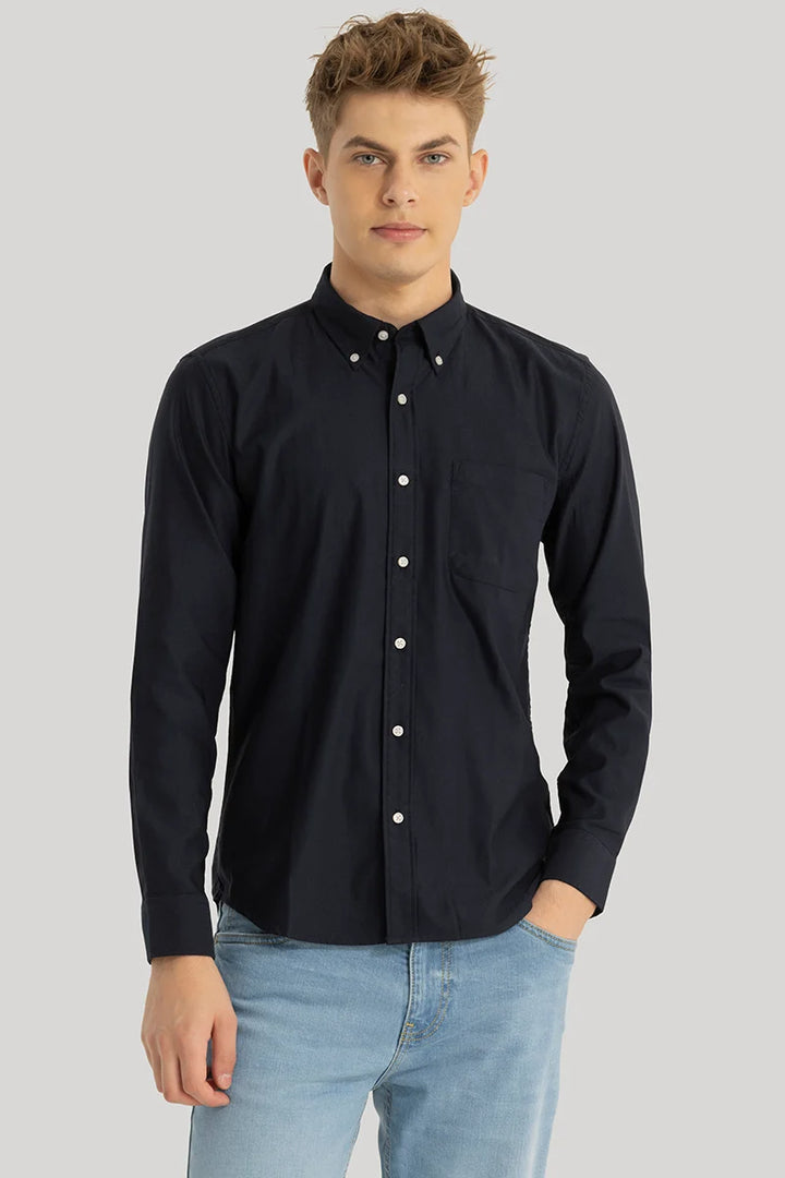 Button Down Black Shirt