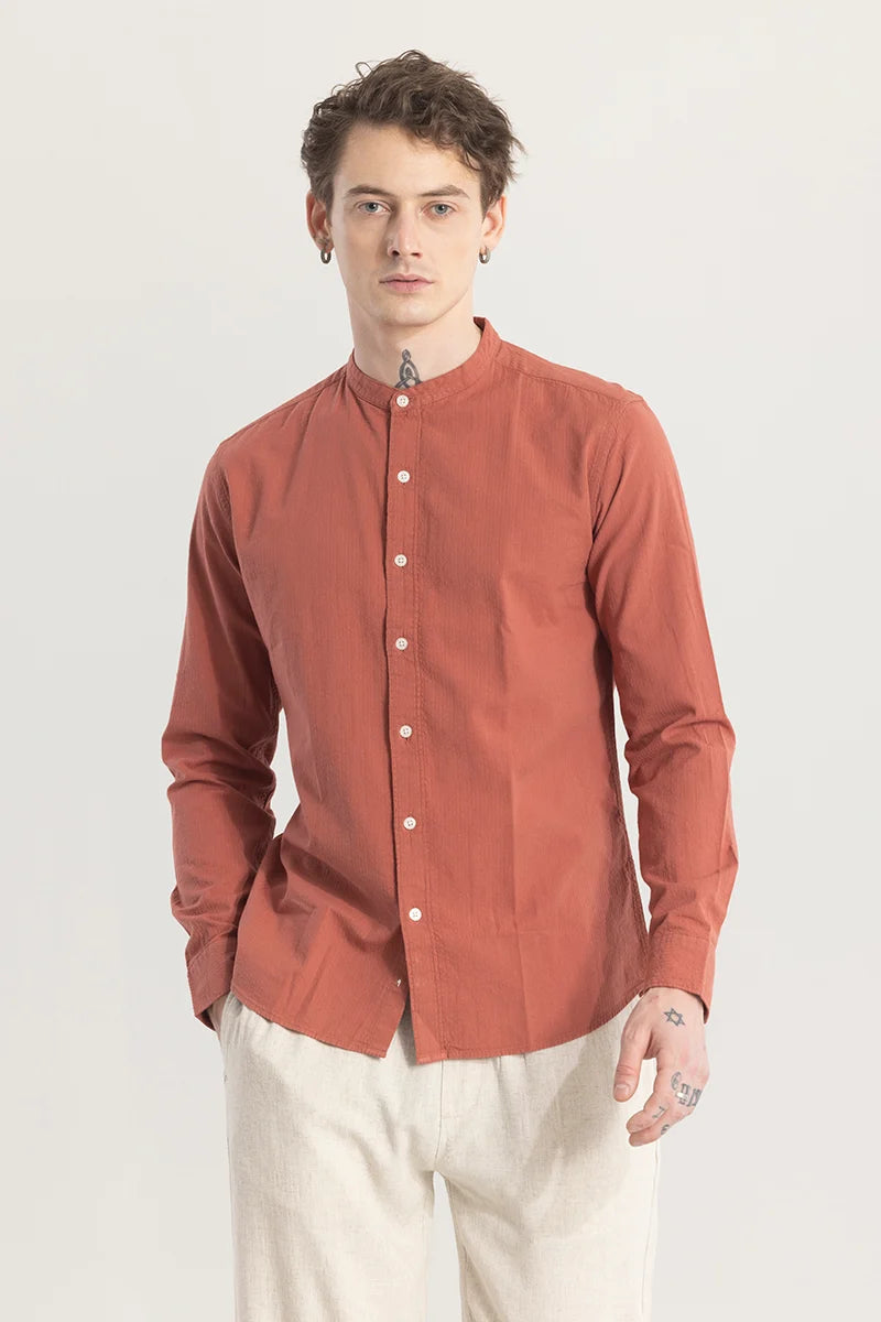 Rustique Coral Orange Shirt