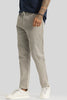 Odyssey Grey Plain Slim Fit Trousers