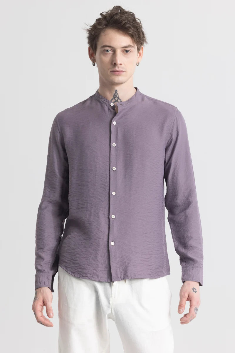 CharmShirt Lavender Plain Shirt