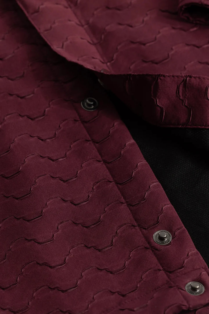 Wavique Maroon Shirt