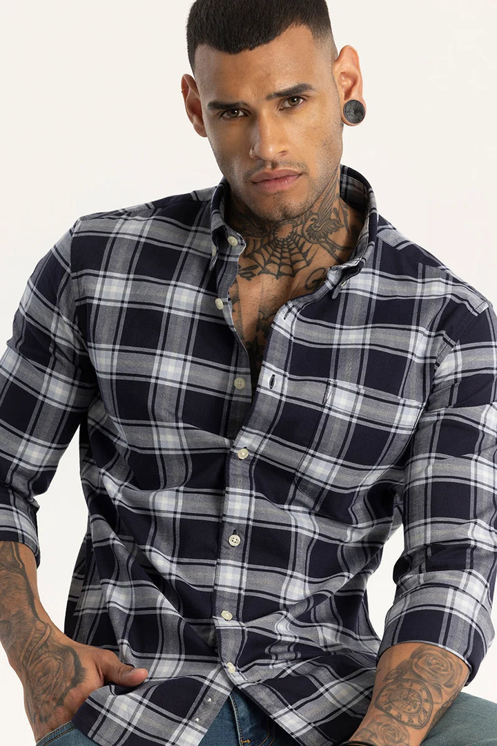 Black Checks Shirt