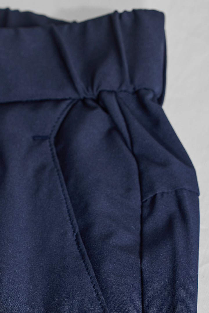 Dark Blue Slim Fit Stretch Chinos