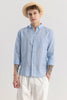 Camric Blue Linen Shirt