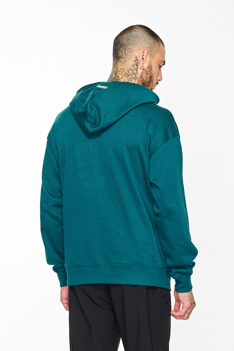 Core Lab Teal Solid Hoodie