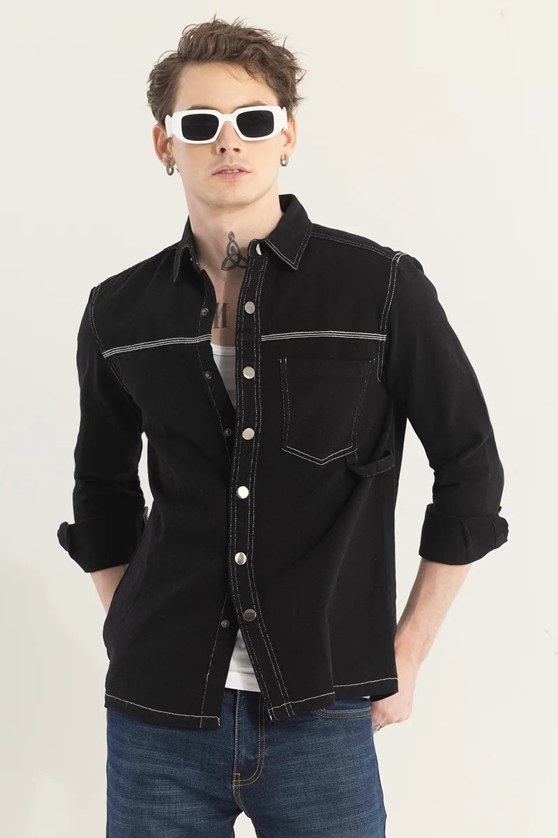 Denimite Black Shirt