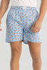 Light Blue Printed Boxers