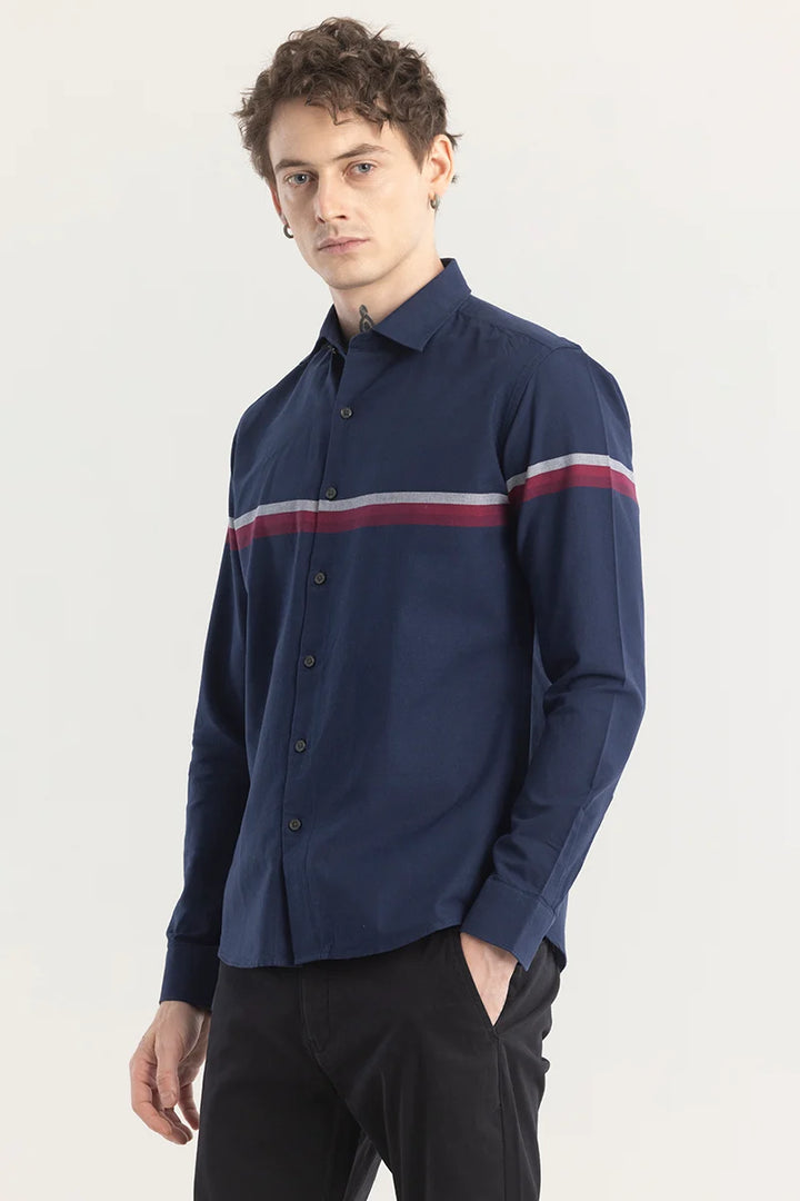 Stripanique Navy Stripe Shirt