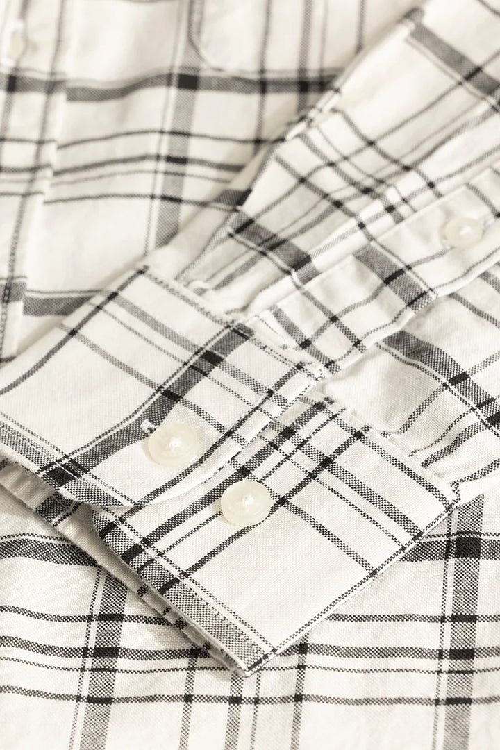 White Checks Oxford Shirt