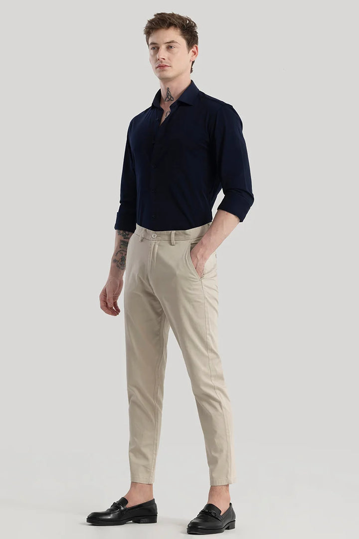 Urban Stride Cream Slim FIt Chino