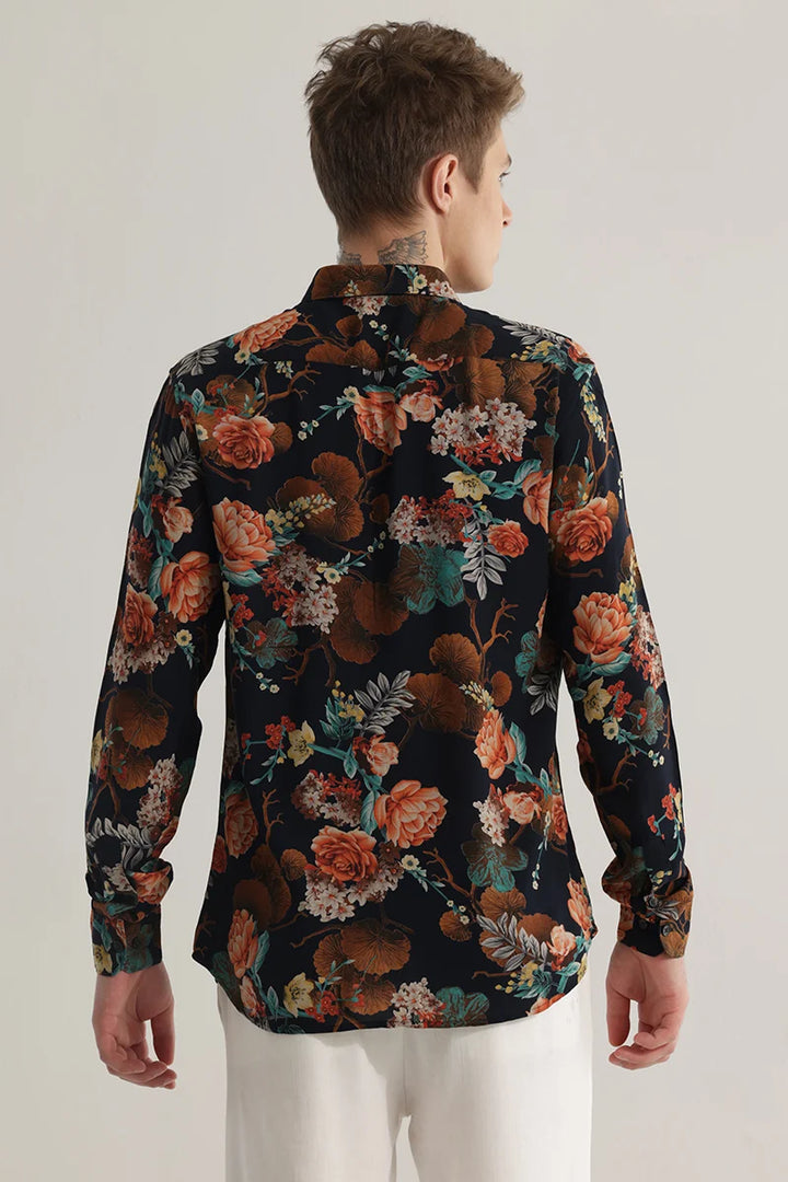 Floratique Black Shirt