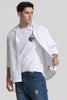 White Relaxed Fit Overshirt