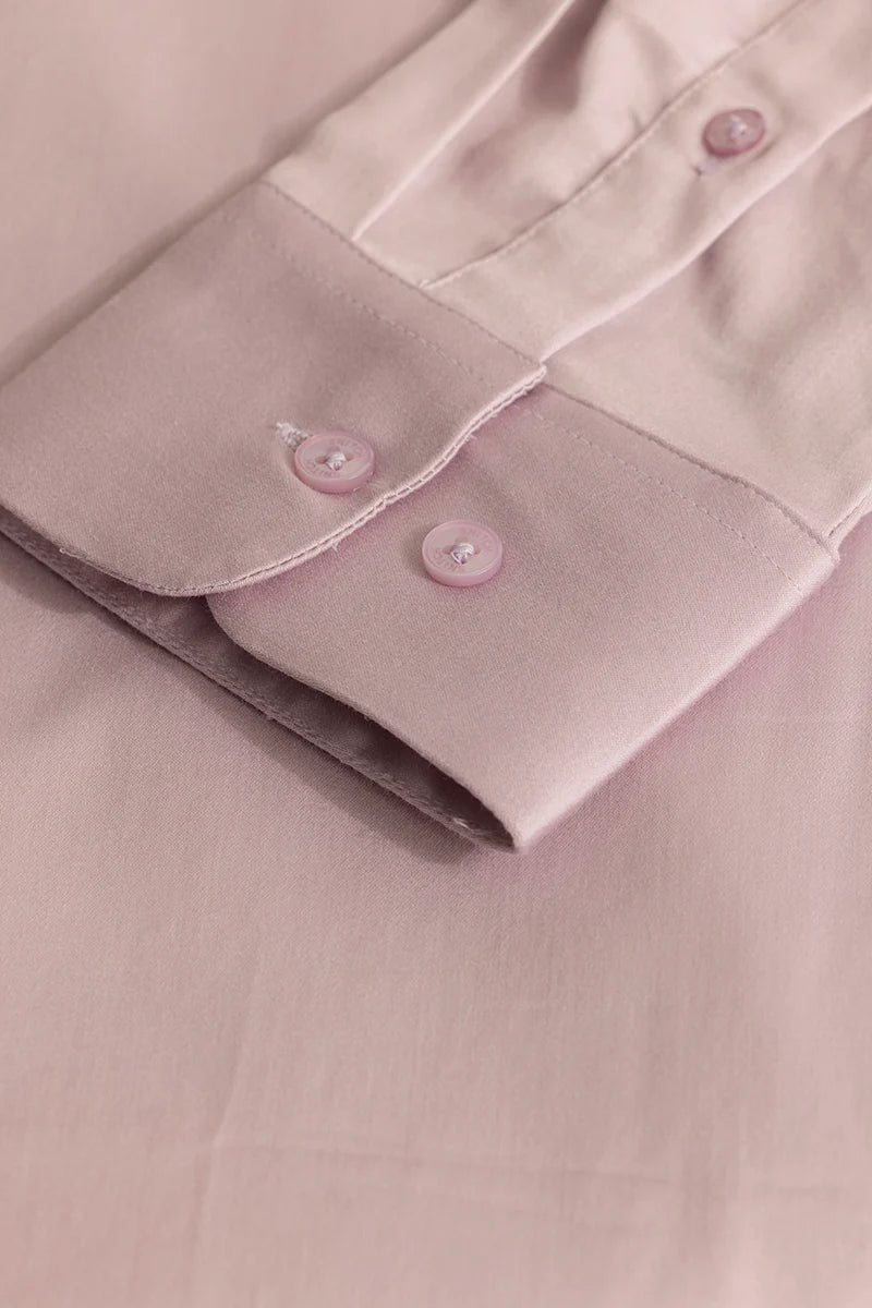 Etnni Light Pink Plain Stitchless Shirt