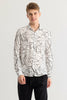 Finn Abstract White Shirt