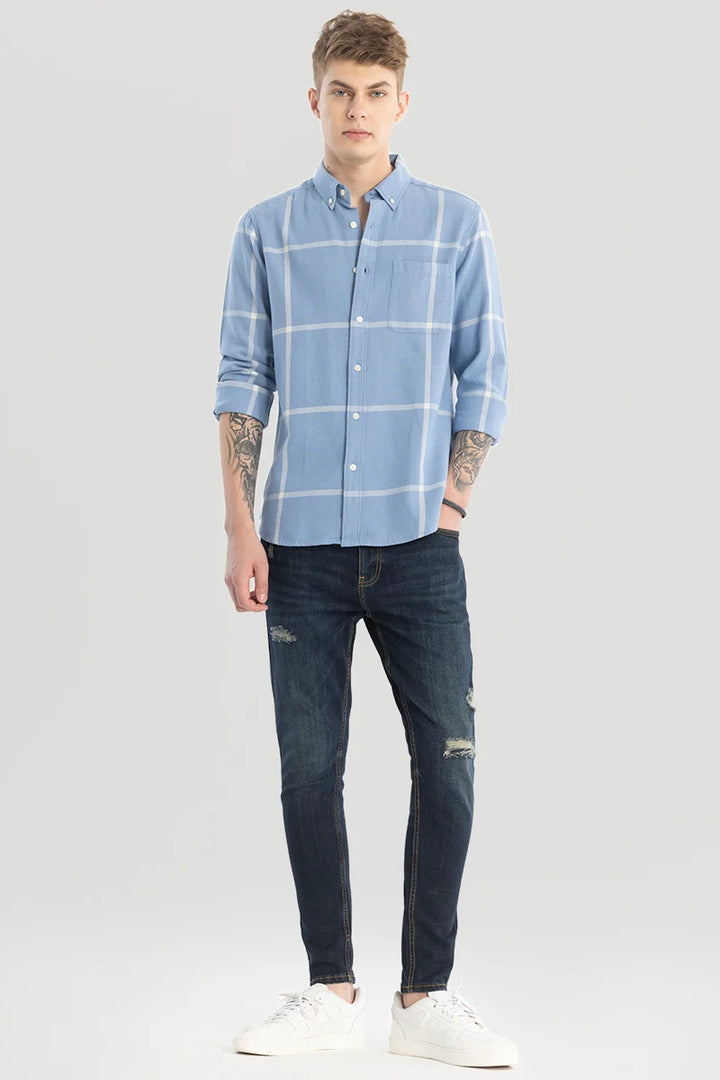 Blue Checks Oxford Shirt