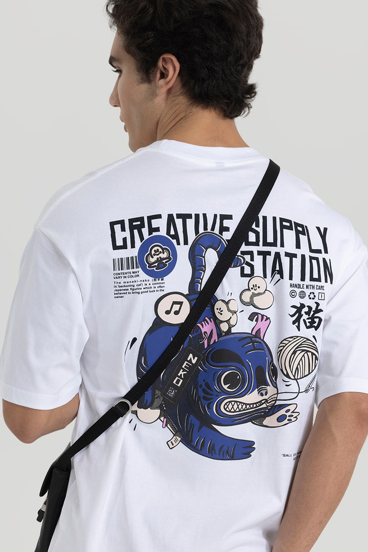 Creative Supply White Oversized T-Shirt