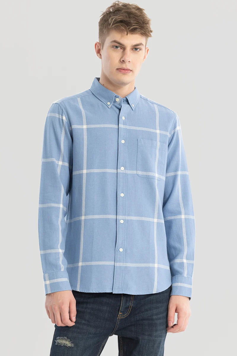 Blue Checks Oxford Shirt