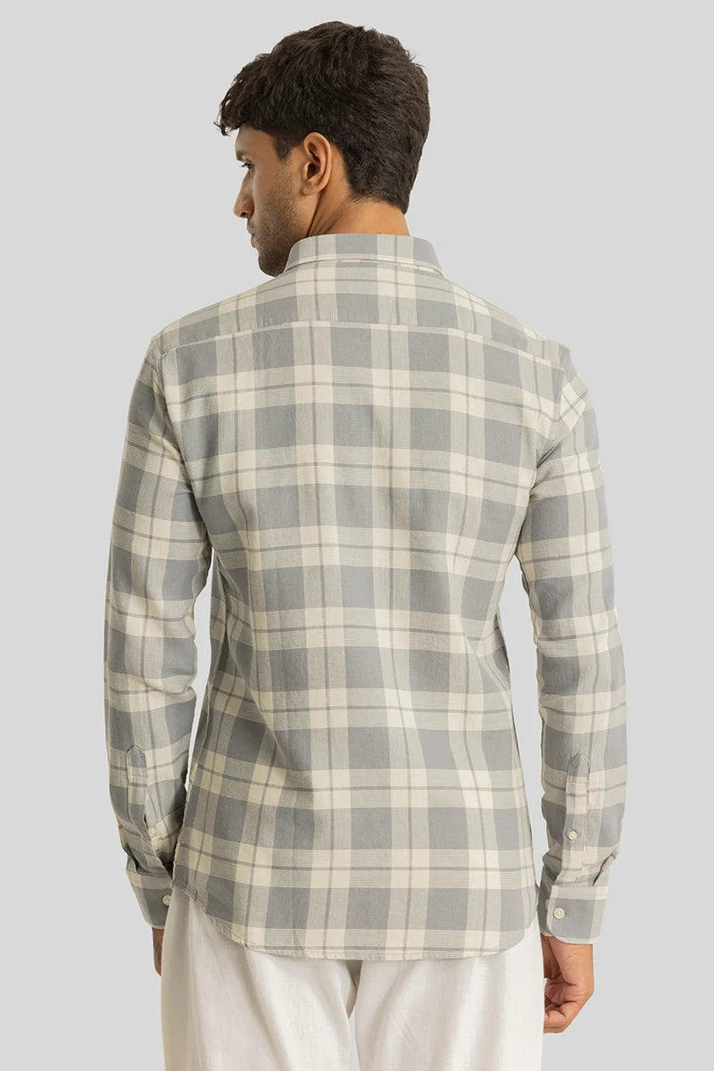 Beacon Light Grey Checks Shirt