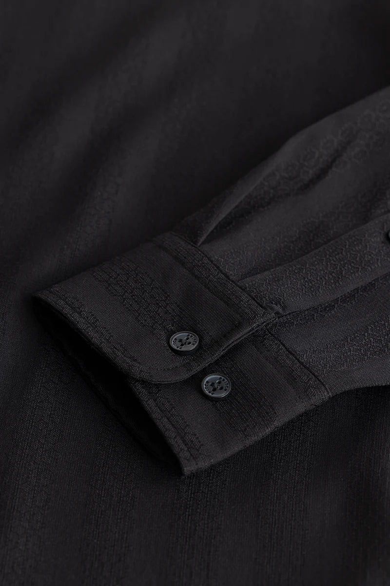 FlexiForm Black Textured Shirt