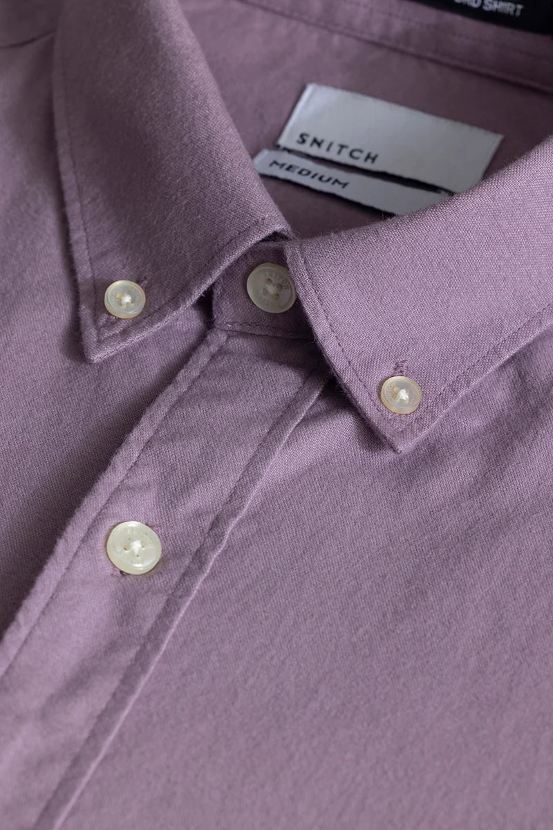 ClassicContour Plain Purple Shirt