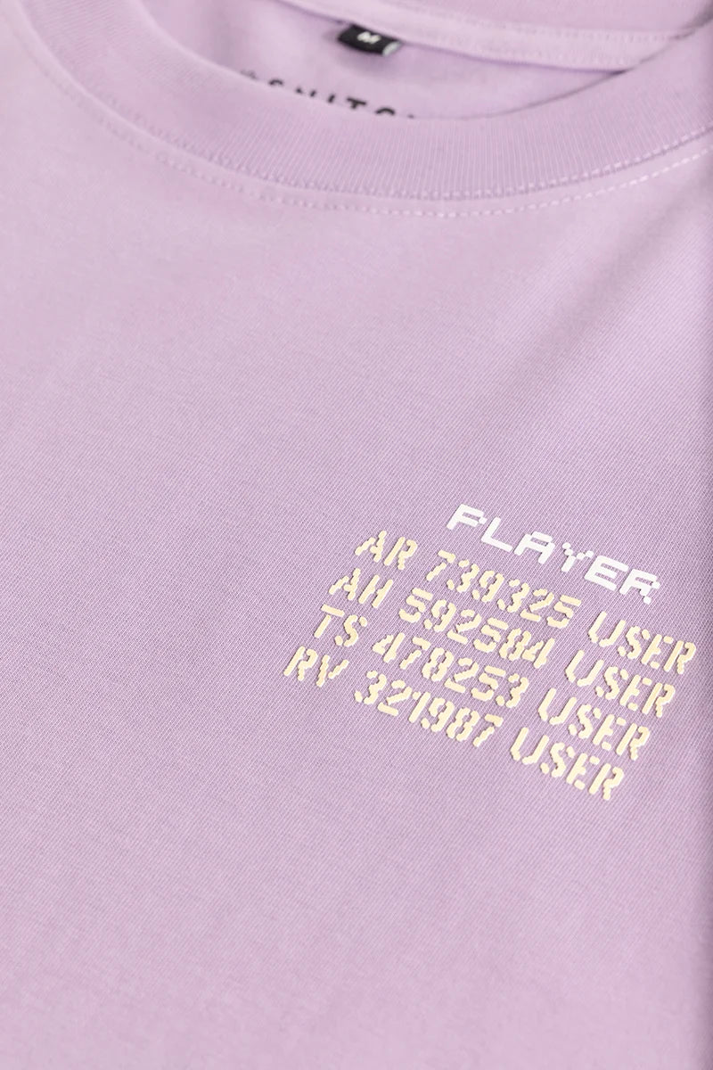 Player Purple Oversized T-Shirt