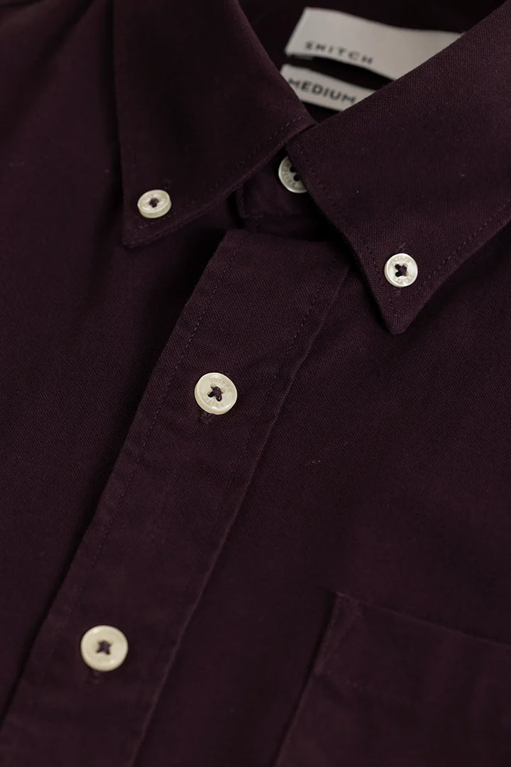 Shirtolo Plain Purple Shirt