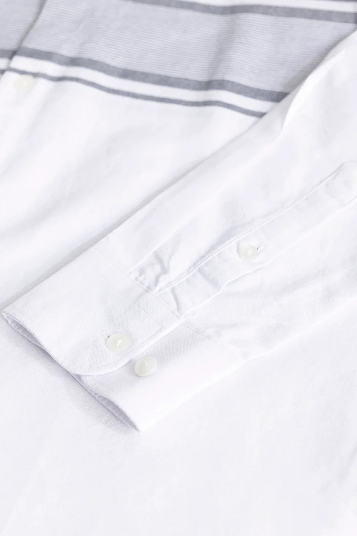 Stripelush White Stripe Shirt