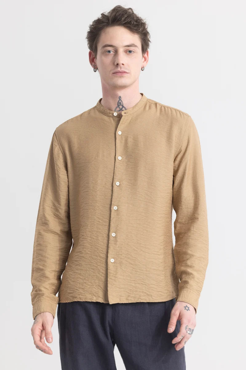 CharmShirt Classic Brown Shirt