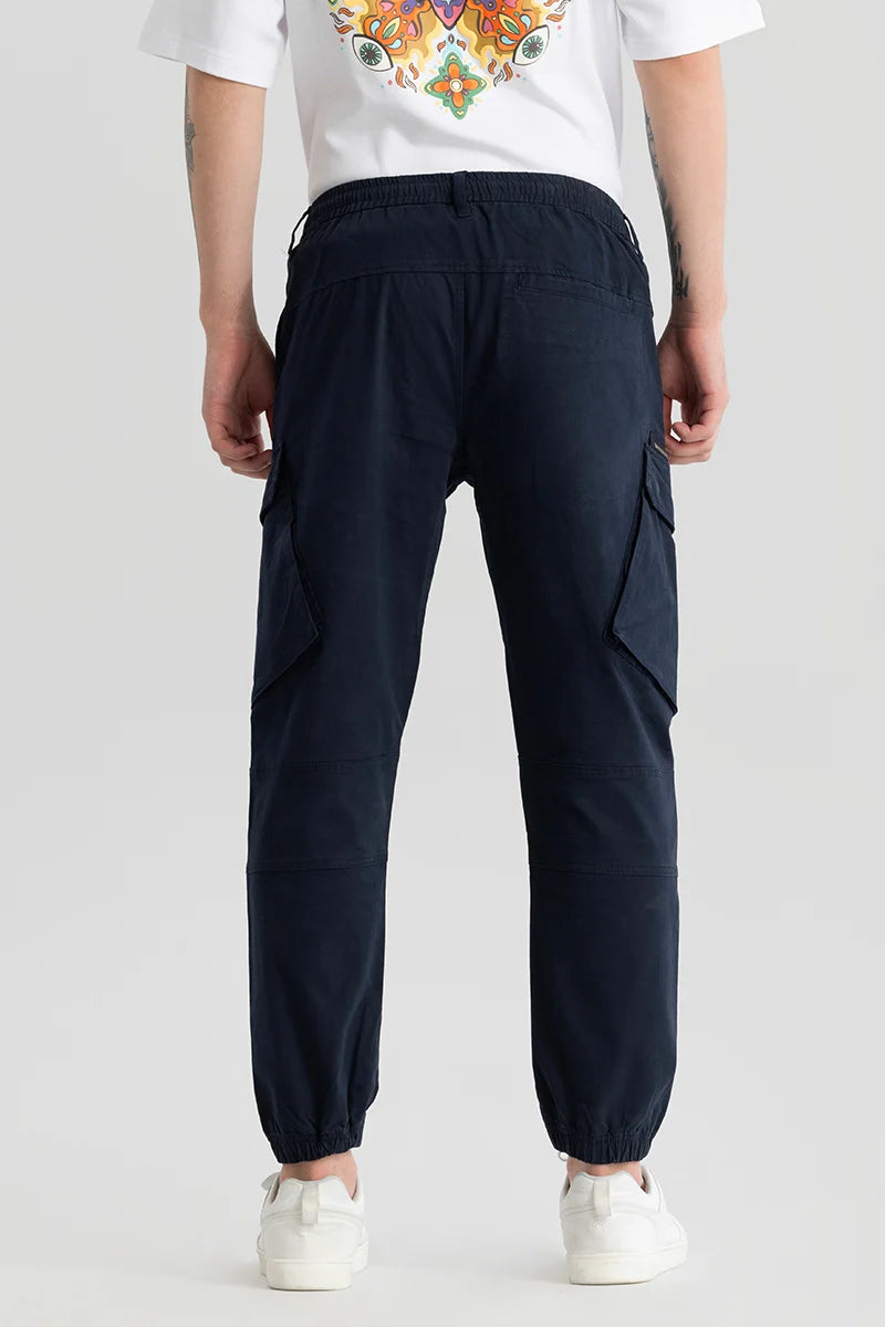 Thibaut Navy Relaxed Fit Cargo Pant